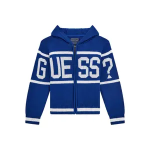Hooded sweatshirt with zipper Guess image-0