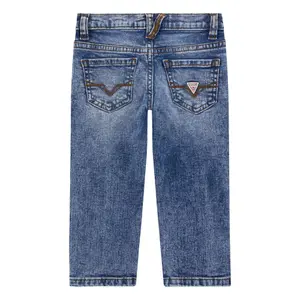 Comfortable straight jeans for kids Guess image-1