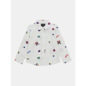 Langarmhemd aus Popeline für Kinder Guess image-2