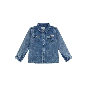 Denimjakke til babydreng Guess image-0