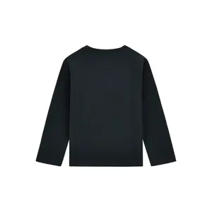 Classic round neck long sleeve t-shirt for children Guess image-1