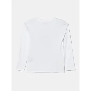 Children's long-sleeved round-neck T-shirt Guess image-1