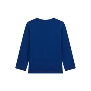 Long-sleeve cotton T-shirt for kids Guess image-1