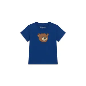 Long-sleeve printed logo T-shirt for baby boy Guess image-0