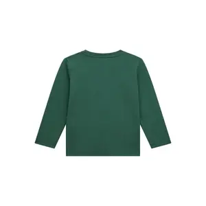 Kids' long sleeve ribbed crew neck T-shirt Guess image-1