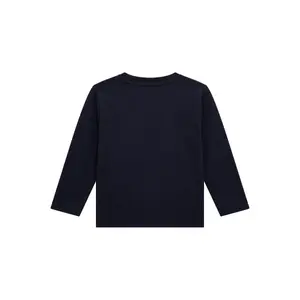 Long sleeve T-shirt with logo for baby boy Guess image-1