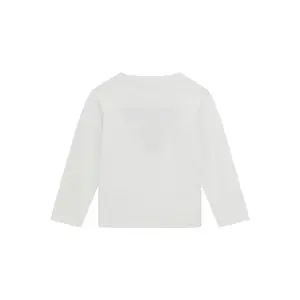 Long-sleeve baby boy's T-shirt with embroidered brand logo on the front Guess image-1