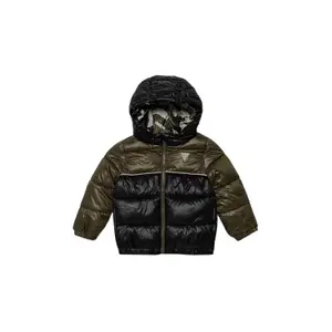 Jas met capuchon en lange mouwen voor babyjongen Guess