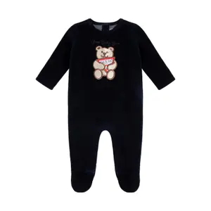 Baby boy chenille romper Guess image-0
