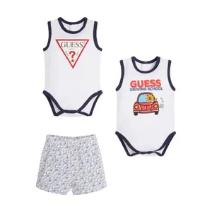 2 sets of baby boy tank top + shorts Guess image-0
