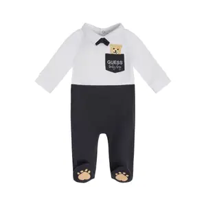 Baby boy romper Guess Interlock Overall image-3