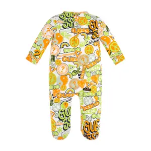 Baby boy jersey jumpsuit Guess image-1