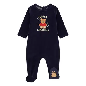 Baby boy corduroy dungarees Guess image-0