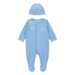 Baby girl dungaree and hat set Guess image-0