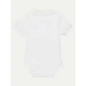 Stretchy polo body for baby boy Guess image-1