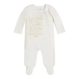 Baby girl chenille romper Guess image-0