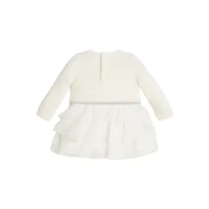 Baby girl's lace chenille bodysuit dress Guess image-1