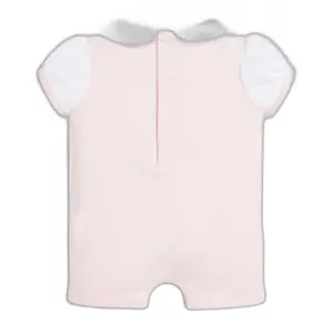 Baby girl stretchy piqué romper Guess image-1