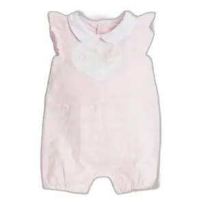 Baby girl jersey romper Guess image-0