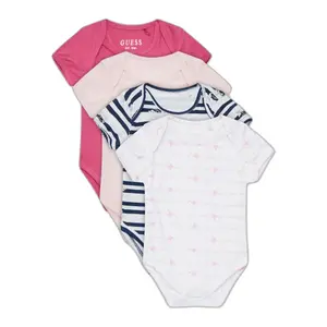 Set of 4 baby girl rompers Guess image-0