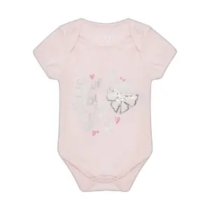 Set of 4 baby girl rompers Guess image-2