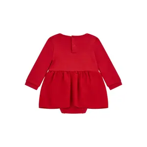 Baby girl long-sleeve bodysuit dress Guess image-1