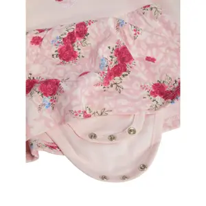 Baby girl long-sleeve bodysuit dress Guess image-2