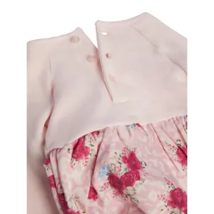 Baby girl long-sleeve bodysuit dress Guess image-3