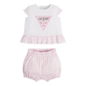 Baby girl t-shirt + shorts set Guess image-1