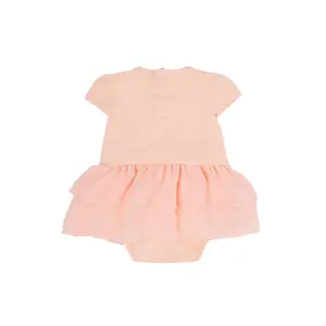 Dress body avec empiècement en mousseline bébé fille Guess image-1