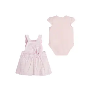 Zusammen body + salopette short bébé fille Guess image-1