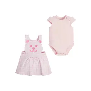 Zusammen body + salopette short bébé fille Guess image-0
