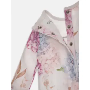 Baby girl interlock printed romper Guess image-2