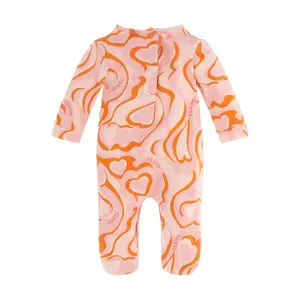 Baby girl romper Guess Interlock Overall image-1