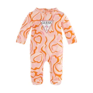 Baby girl romper Guess Interlock Overall image-0