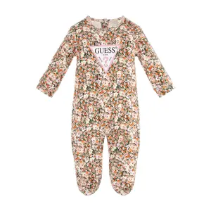 Baby girl romper Guess Interlock Overall image-0