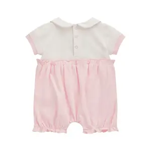 Baby girl romper Guess Mixed Fabric image-1