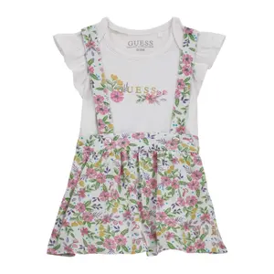 Baby girl romper + dress set Guess image-0