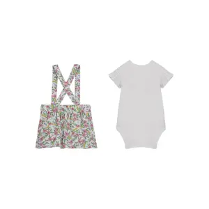 Baby girl romper + dress set Guess image-1