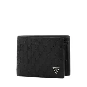 Portfel ze skóry naturalnej Guess Madrid Billfold