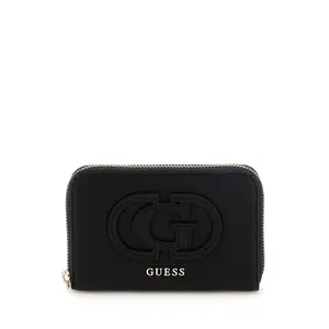 Damen Mittelgroßes Reißverschluss-Portemonnaie Guess Calebra image-1