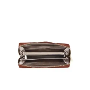 Portafoglio grande con zip per donna Guess Majka image-3