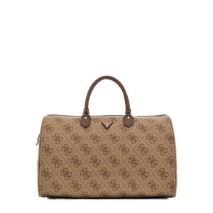 twob86-88416-lgw-rejsetaske-til-kvinder-guess-berta-weekender-duffel-latte-logo-brown-tu
