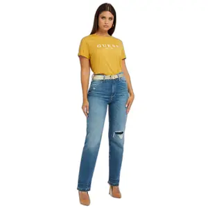 T-shirt de mulher Guess 1981 Roll Cuff image-1