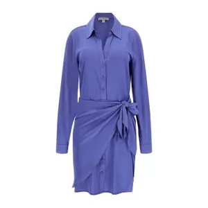 Robe chemise manches longues poly femme Guess Es Alya image-0