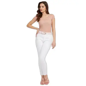 Camiseta de mujer Guess Logo Scoop image-1