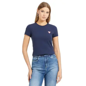 T-shirt donna a girocollo Guess Mini Triangle image-1