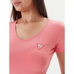 T-shirt de mulher Guess Mini Triangle image-3