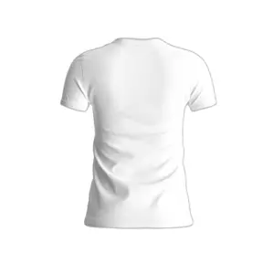 Camiseta de mujer con cuello de pico Guess Mini Triangle image-3