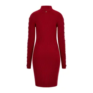 Abito da donna a maniche lunghe con collo alto Guess Dylan image-2